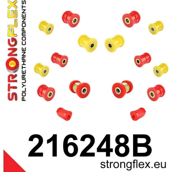 Silentblok nápravy 216248B: Strongflex Sada silentbloků zadního zavěšení Custom