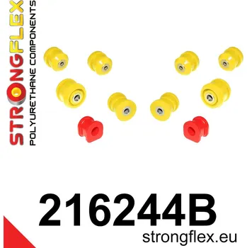 Silentblok nápravy 216244B: Strongflex Sada silentbloků předního zavěšení Custom 65mm (211914)