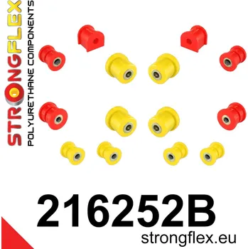 Silentblok nápravy 216252B: Strongflex Sada silentbloků zadního zavěšení 14mm