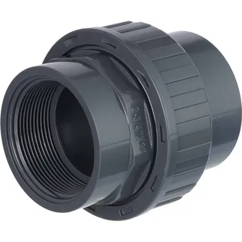 Instalatérský materiál PVC rozebíratelný spoj s vnitřním závitem 50x6/4" 228000502
