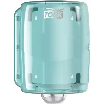 Tork Maxi zásobník na role se středovým odvíjením, W2 systém, tyrkysovo-bílá