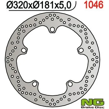 Brzda pro motocykl NG přední brzdový kotouč BMW F 800/R850,1100,1150/K 1200/1300/1600 (320X181X4,8) (5X14,0mm) (NG přední brzdový kotouč BMW F 800/R850,1100,1150/K 1200/1300/1600 (320X181X4,8) (5X14,0mm))