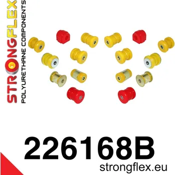 Silentblok nápravy 226168B: Strongflex Sada silentbloků zadního zavěšení Custom