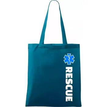 Rescue - pro záchranáře - Taška bavlněná - 42 x 38 cm ( Petrolejová )