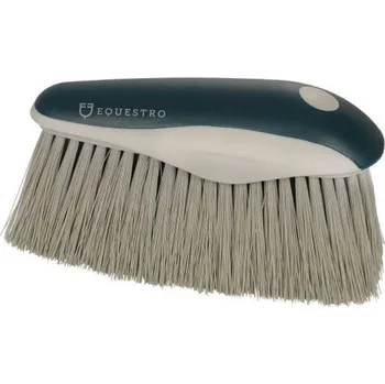 Čištění pro koně Kartáč EQUESTRO dlouhé štětiny modrý