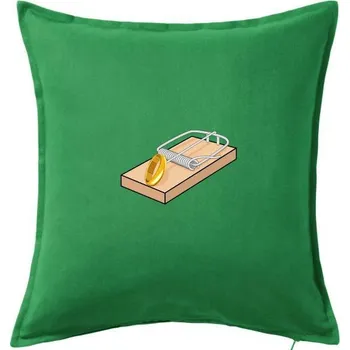 Polštář Past na ženicha - Polštář 50x50 - 50x50 - Pouze potah ( Středně zelená )
