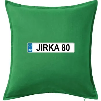 Polštář SPZ Jirka 80 - Polštář 50x50 - 50x50 - Včetně výplně ( Středně zelená )