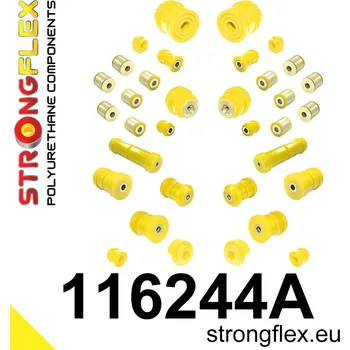 Silentblok nápravy 116244A: Strongflex Kompletní sada silentbloků pro zavěšení varianta SPORT 17mm 111814 22mm 23mm