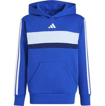 Chlapecká mikina Dětská Mikina ADIDAS J 3S TIB FL HD JC7481 – Tmavě modrá 176
