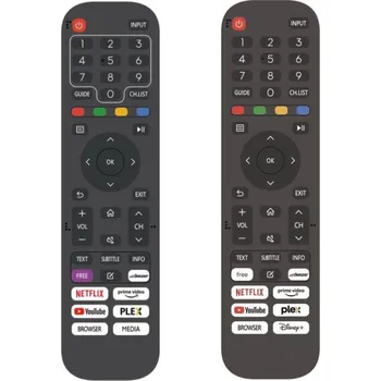 Dálkový ovladač TESLA 32M325BHS, 43M325BFS, 50M325BUS, 55M325BUS, 65M325BUS 50M345BUS, 55M345BUS, 65M345BUS, 75M345BUS - náhradní dálkový ovladač