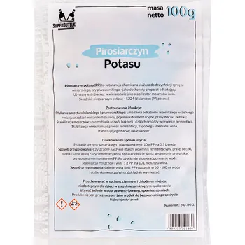 Obraz Pyrosiřičitan draselný SuperButelki 100 g pro stabilizaci moštů a vín