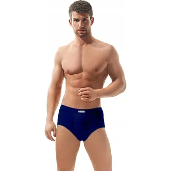 Pánské spodní prádlo Pánské boxerky e.CLASSIC s žebrováním, barva [Velikost L, Barva tmavě modrá]