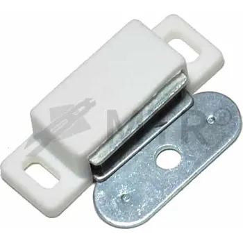 Nábytkové kování Sklapka magnetická bílá