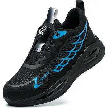 Pánská obuv Bezpečnostní obuv s rotačním zapínáním Barva: Modrá, Velikost: 42