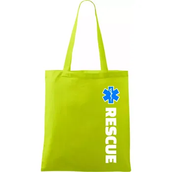 Rescue - pro záchranáře - Taška bavlněná - 42 x 38 cm ( Limetková )
