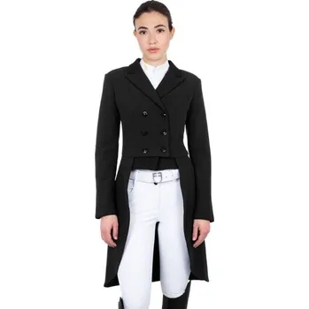 Jezdecké oblečení Dámský drezurní frak EQUESTRO černý (S)