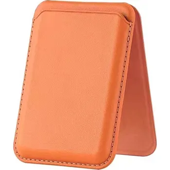 MagSafe magnetická kožená peněženka se stojánkem Barva: Oranžová