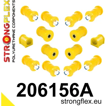 Silentblok nápravy 206156A: Strongflex Sada silentbloků předního a zadního zavěšení varianta SPORT 23mm 13mm