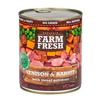 Krmivo pro psa Farm Fresh Konzerva Venison & Rabbit with Sweet Potatoes 6x400g