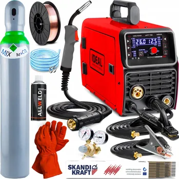 Svářečka Svářečka MIGOMAT IDEAL TECNO MIG 202 LED MMA TIG Synergie 200A IGBT ALU