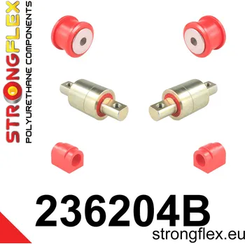 Silentblok nápravy 236204B: Strongflex Sada silentbloků předního zavěšení 23mm