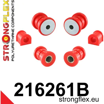 Silentblok nápravy 216261B: Strongflex Sada silentbloků předního zavěšení 18mm