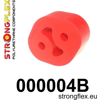 000004B: Strongflex Držák tlumiče výfuku 36mm 12mm