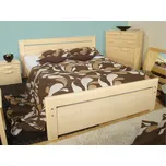 design moderní dvoulůžko z masivu MISSY, dvojlůžko (kvalitní dvoulůžko z masivu do ložnice)