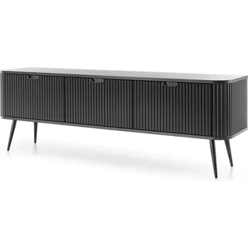 Televizní stolek TV stolek RTV-168 černý, černé nohy Zova