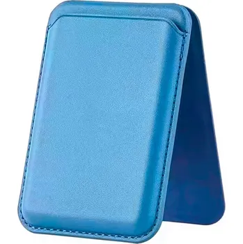 MagSafe magnetická kožená peněženka se stojánkem Barva: Modrá