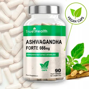 Doplněk stravy True Health ashwagandha 90 veganských kapslí