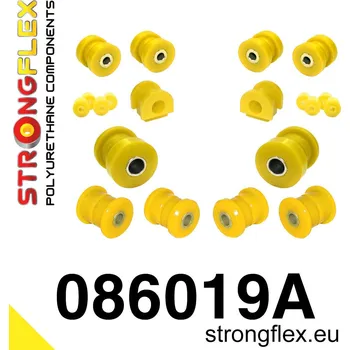 Silentblok nápravy 086019A: Strongflex Sada silentbloků předního zavěšení varianta SPORT 18mm