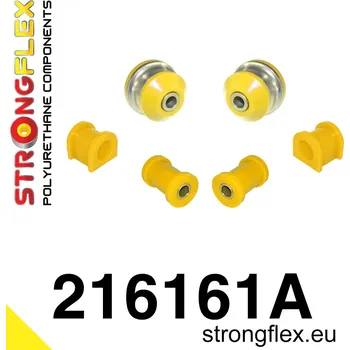 Silentblok nápravy 216161A: Strongflex Sada silentbloků předního zavěšení varianta SPORT 26,5mm