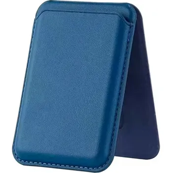MagSafe magnetická kožená peněženka se stojánkem Barva: Tmavě modrá