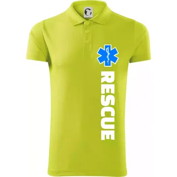 Pánská košile Rescue - pro záchranáře - Polokošile Victory sportovní (dresovina) - 2XL ( Limetková )