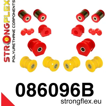 Silentblok nápravy 086096B: Strongflex Sada silentbloků předního zavěšení 18mm