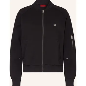 Pánská mikina Hugo Pánská Oversize Mikinová Bunda Dargenzip, černá, S