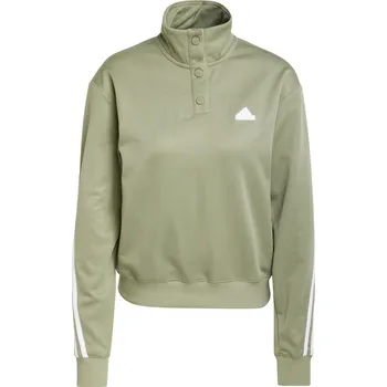 Dámská mikina Dámská Mikina ADIDAS W ICONIC 3S TT IX1123 – Olivová L