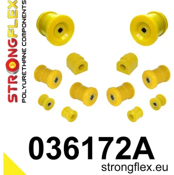 Silentblok nápravy 036172A: Strongflex Sada silentbloků zadního zavěšení varianta SPORT 20mm 4 x 031862A eccentric bush