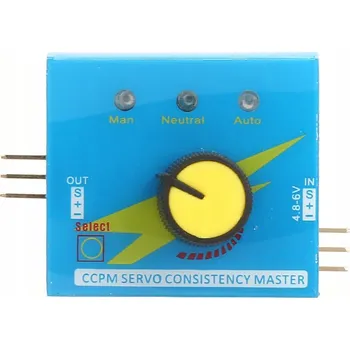 Bezpečnostní kamera 3-kanálový tester Multi Servo Testování ESC