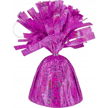 Balónek ZÁVAŽÍ NA BALÓNKY HOLOGRAFICKÉ RŮŽOVÉ závaží