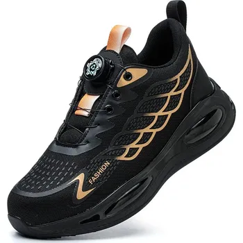 Pánské tenisky Bezpečnostní obuv s rotačním zapínáním Barva: Žlutá, Velikost: 41