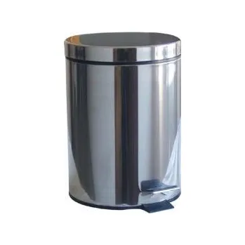 Odpadkový koš koš odpadkový nášlapný 12l kulatý nerez, s vložkou PH