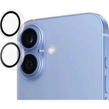Tvrzené sklo PANZERGLASS na čočky kamery pro Apple iPhone 16 / 16 Plus - čiré