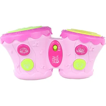 Hudební nástroj pro děti HUANGER Elektronické baby bubínky růžové
