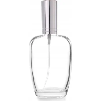 Láhev SKLENĚNÁ LÁHEV FLAKON + ATOMIZÉR HLINÍKOVÝ - 100ML