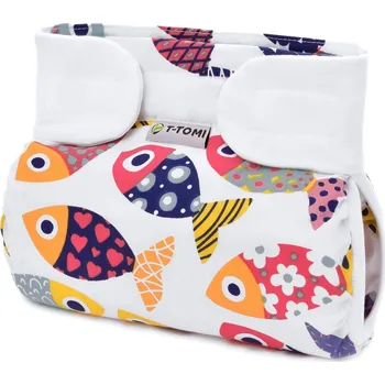 Plenkové kalhoty T-TOMI Ortopedické abdukční kalhotky - suchý zip Fun fish (do 3kg)