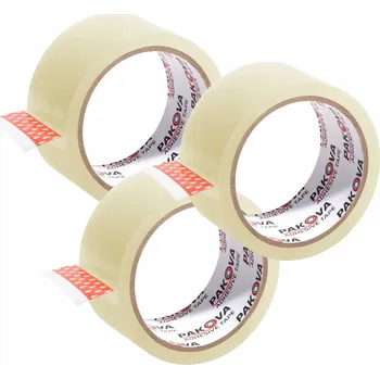 Lepicí páska Balicí páska Pakova průhledná šířka 48 mm délka 45 m 3 ks