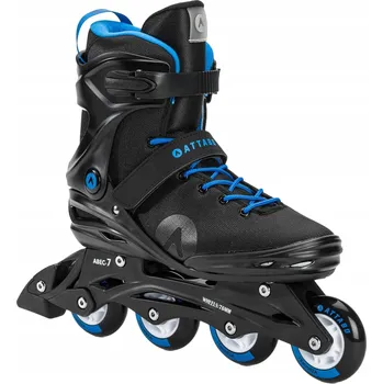 Kolečkové brusle Kolečkové Brusle pánské ATTABO Cyclone černé 40 Rekreační ABEC-7 Kolečka 76 mm 82A PU