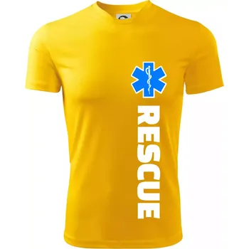 Rescue - pro záchranáře - Dětské triko sportovní (dresovina) - 146 cm/10 let ( Žlutá )